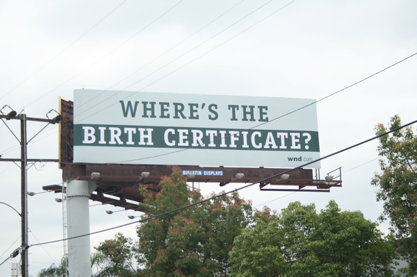 Where's the Birth Certificate
